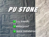 PU Stone Panels for Decorative Polyurethane Foam PU Stone with Low Price